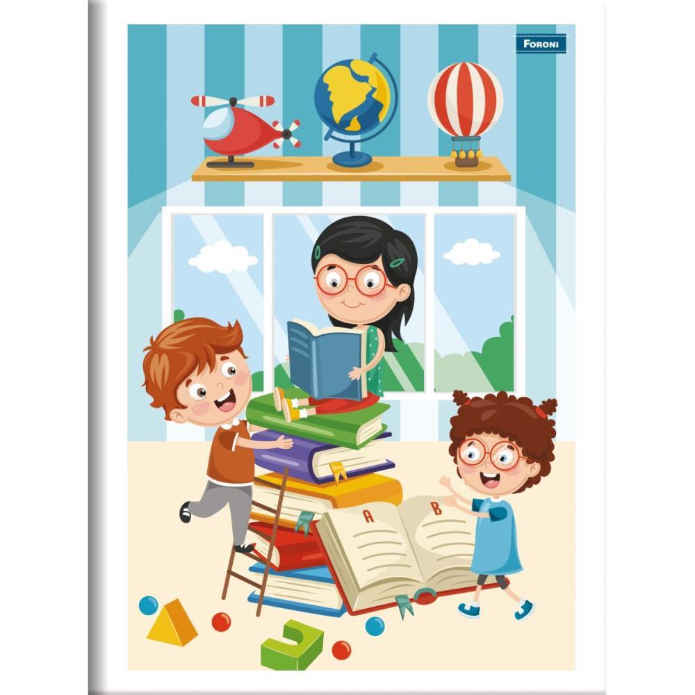 CADERNO BROCHURAO CAPA INFANTIL 60 FOLHAS FORONI PCT.C/10