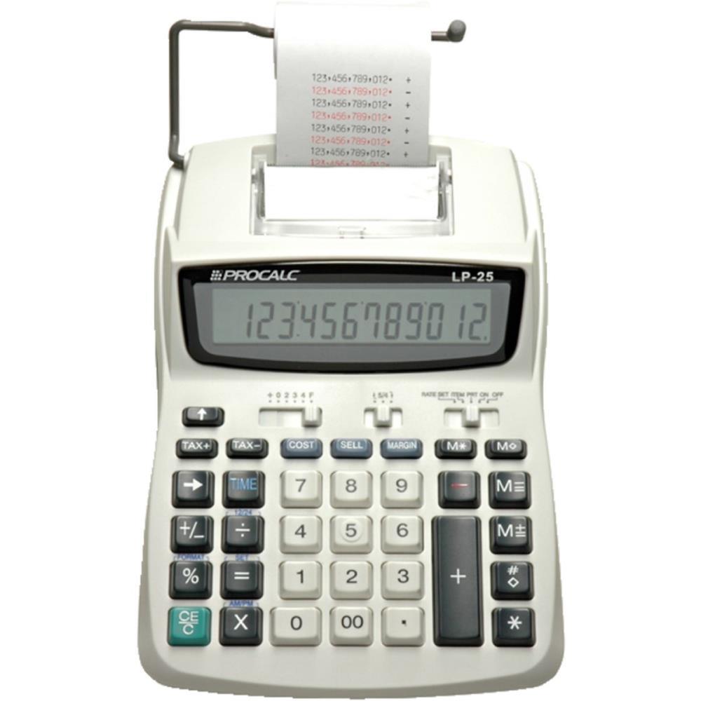 CALCULADORA DE IMPRESSAO 12 DIG. BOB.58MM/4PILHAS BIV PROCALC UNIDADE