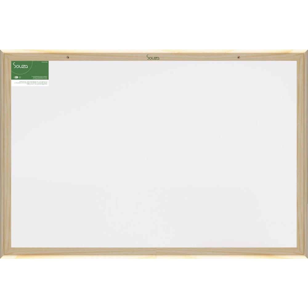 QUADRO BRANCO MOLDURA MADEIRA 050X040CM MAGITEL SOUZA PCT.C/05