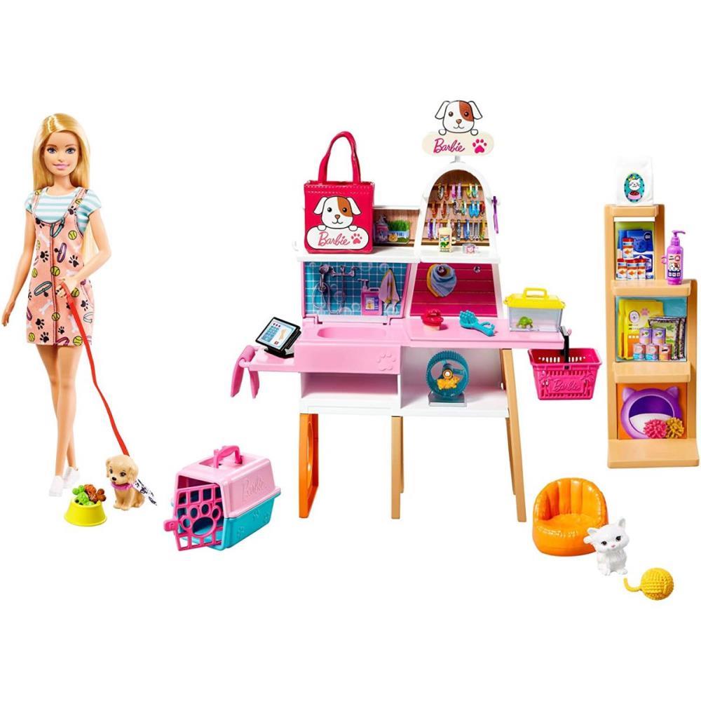 BARBIE ESTATE CONJUNTO PET SHOP C/ BONECA MATTEL UNIDADE