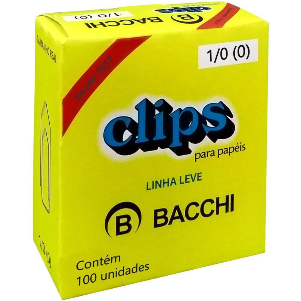 CLIPS GALVANIZADO ACO 1/0 LINHA LEVE C/100 UNID. BACCHI PCT.C/10