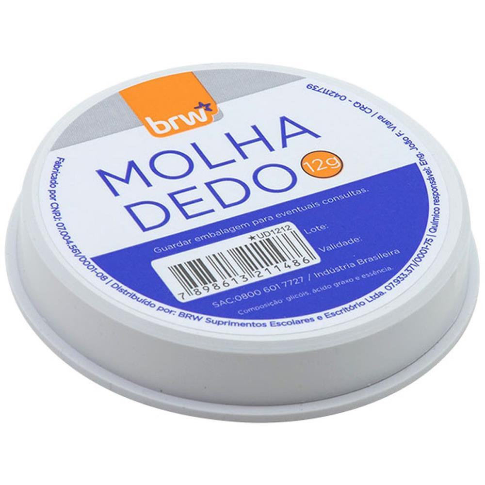UMEDECEDOR DE DEDO MOLHA DEDO 12G. BRW CX.C/12