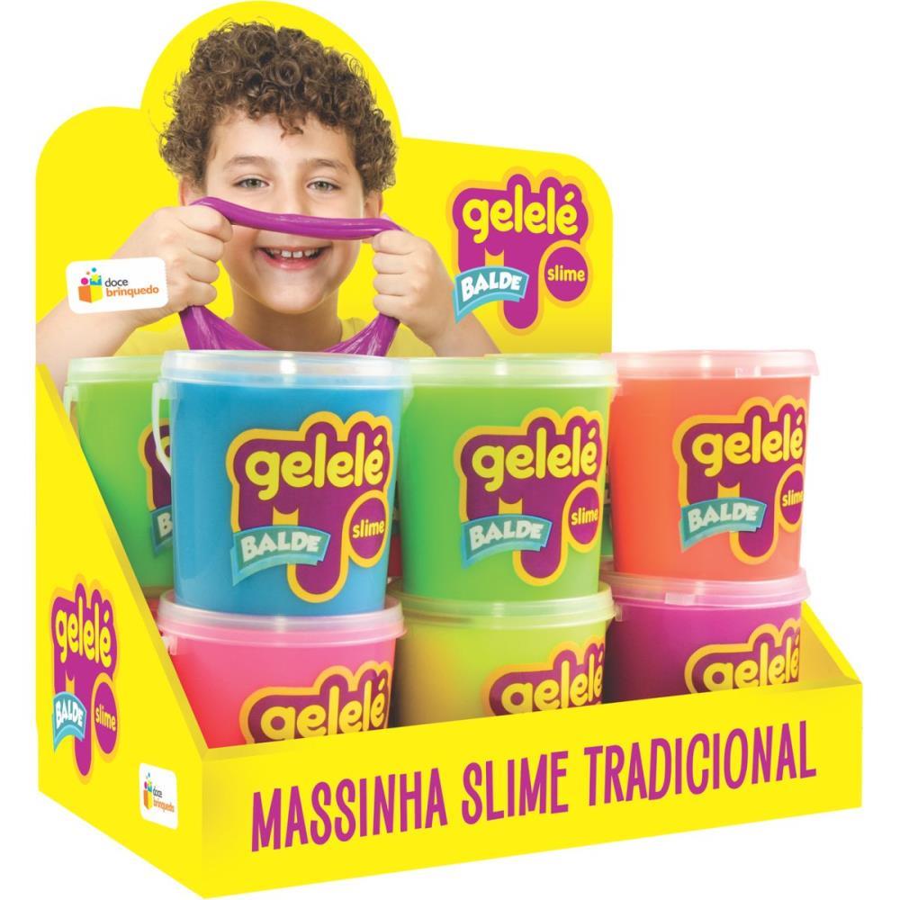SLIME GELELÉ SLIME BALDE TRADICIONAL DOCE BRINQUEDO DP.C/12