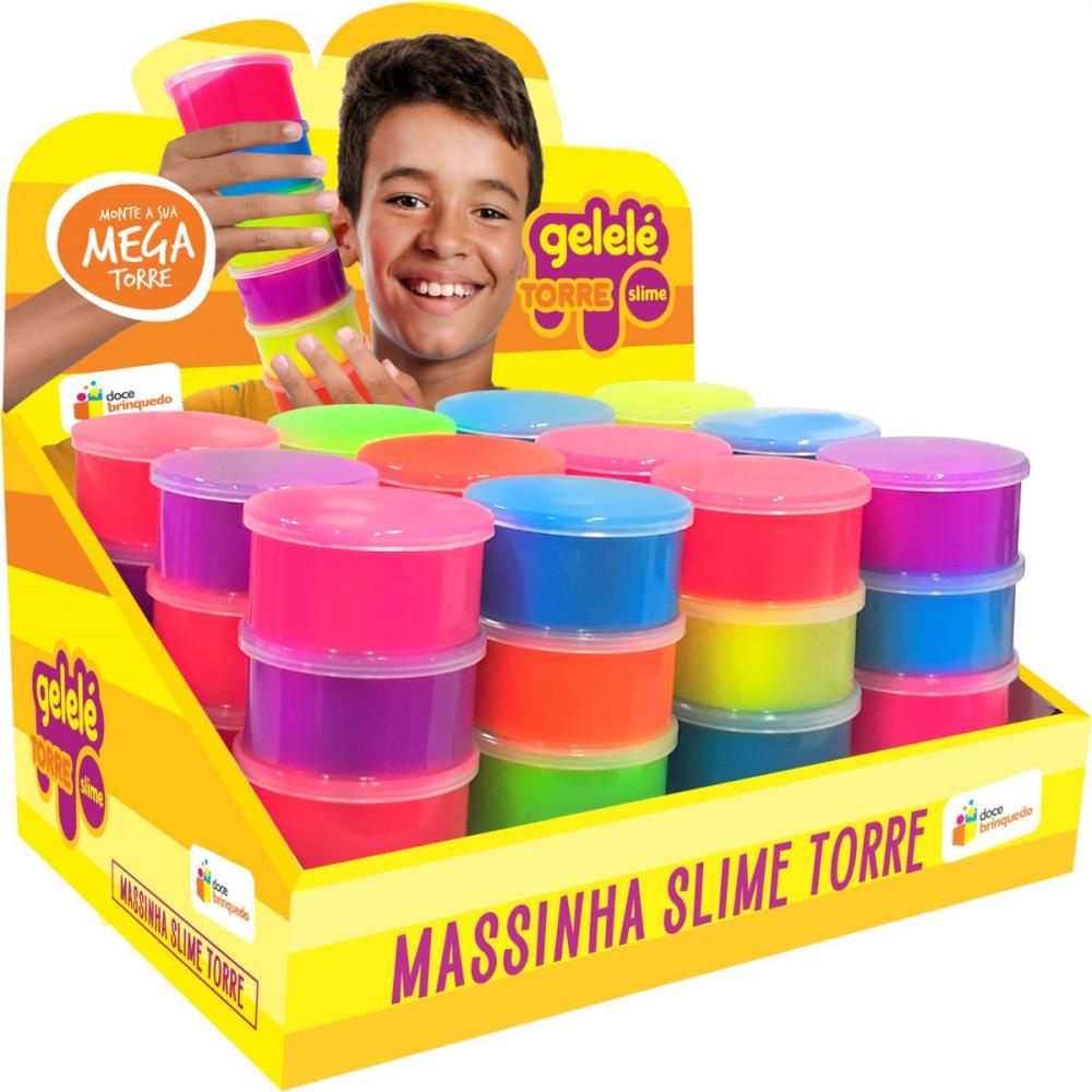 SLIME GELELE SLIME TORRE TRADICIONAL DOCE BRINQUEDO DP.C/12