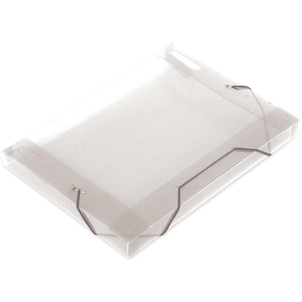 PASTA ABA ELASTICA PLASTICA OFICIO 30MM CRISTAL SOFT POLIBRAS PCT.C/10