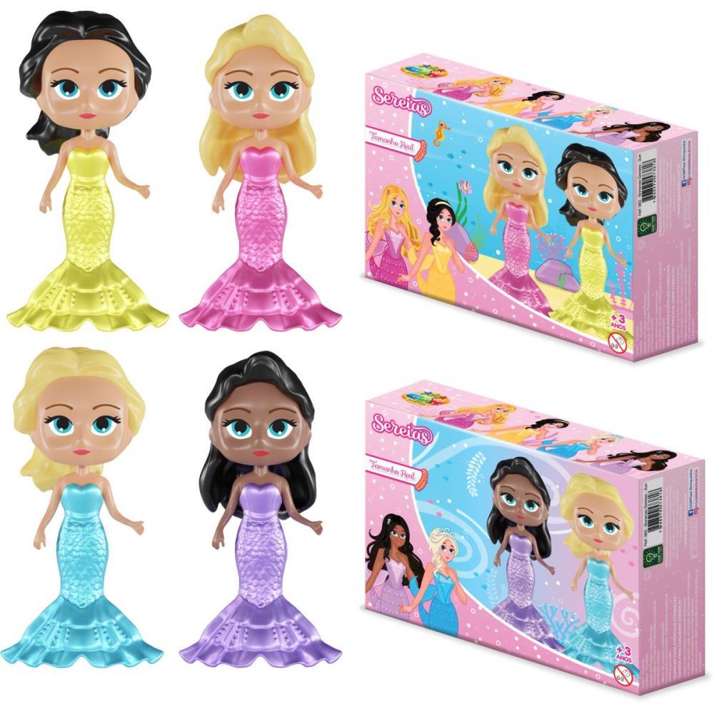 BRINQUEDO PARA MONTAR BONECA SEREIA C/02 UNIDADES (S GGB PLAST UNIDADE