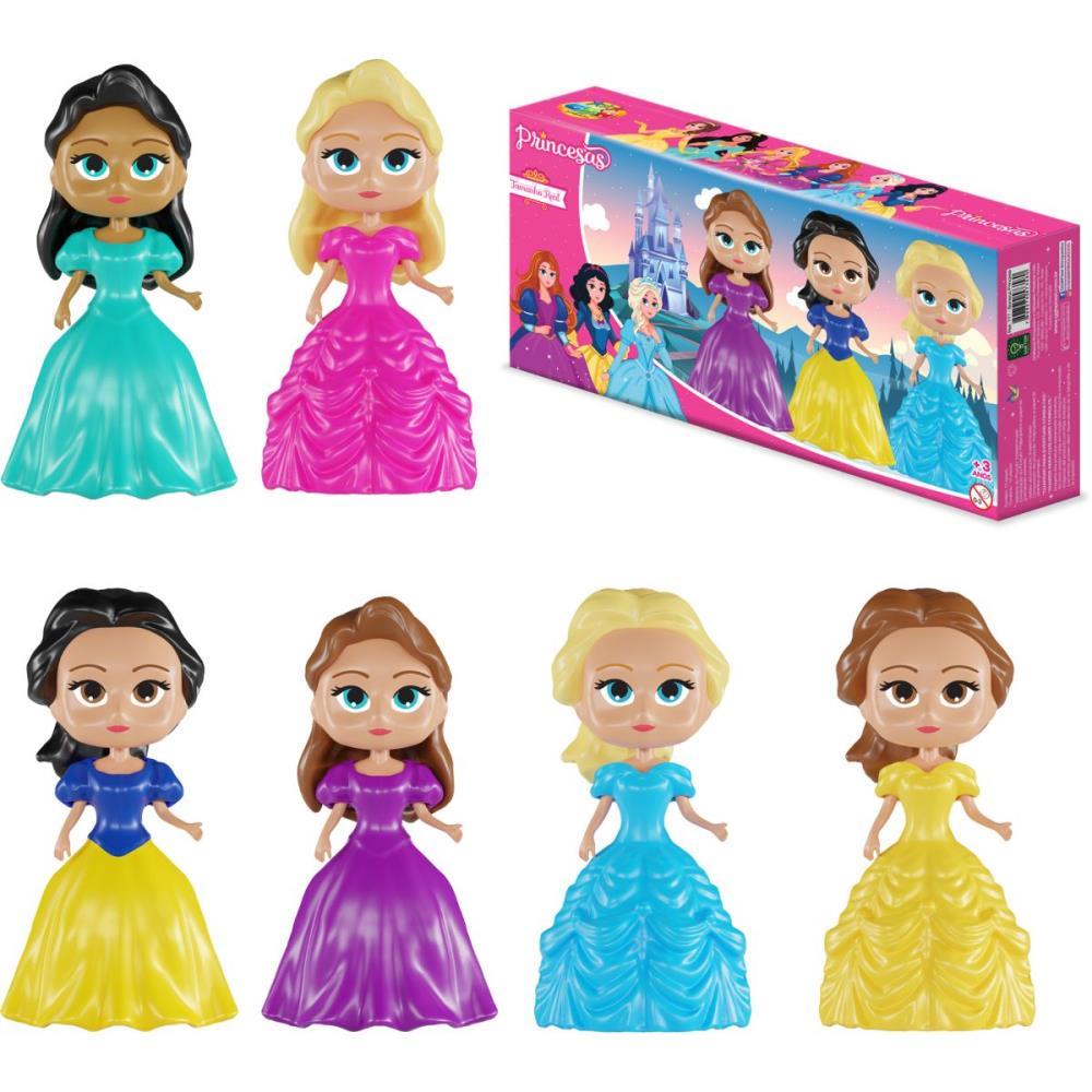 BRINQUEDO PARA MONTAR PRINCESAS C/03 UNIDADES (S) GGB PLAST UNIDADE