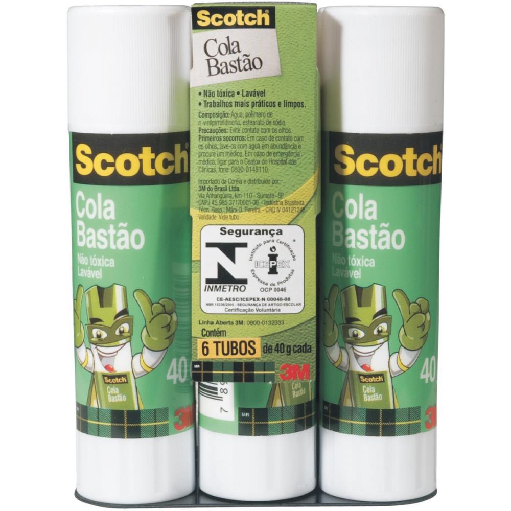 COLA EM BASTAO SCOTCH 40G 3M PCT.C/06