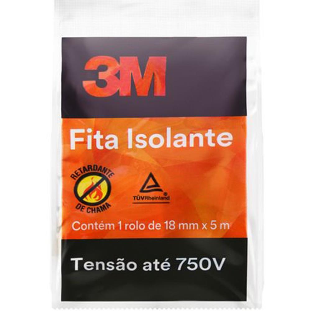 FITA ISOLANTE SOCTH 18MMX5MTS 3M UNIDADE