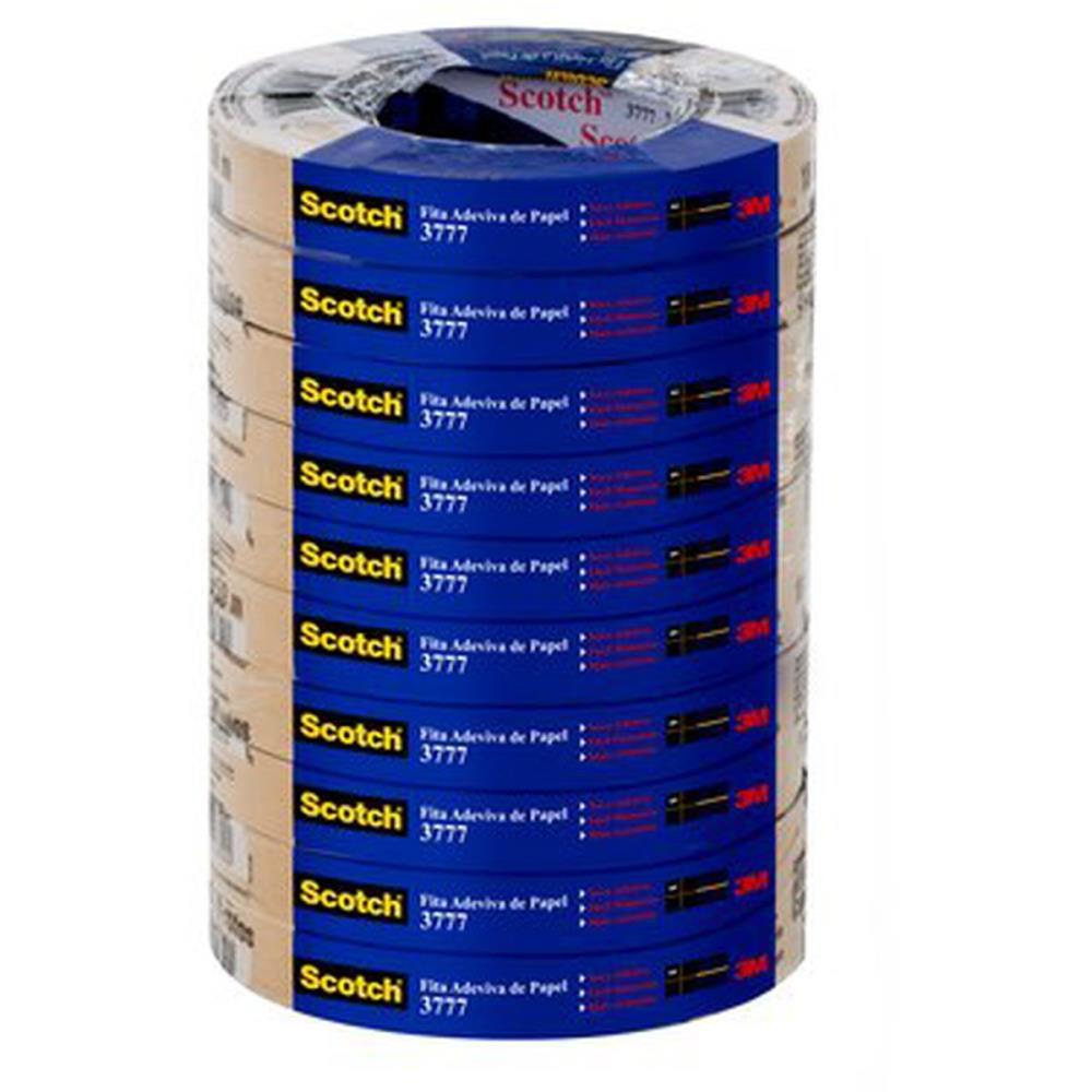 FITA PARA EMPACOTAMENTO PAPEL LISO 3777 18MMX50M MARR. 3M PCT.C/10
