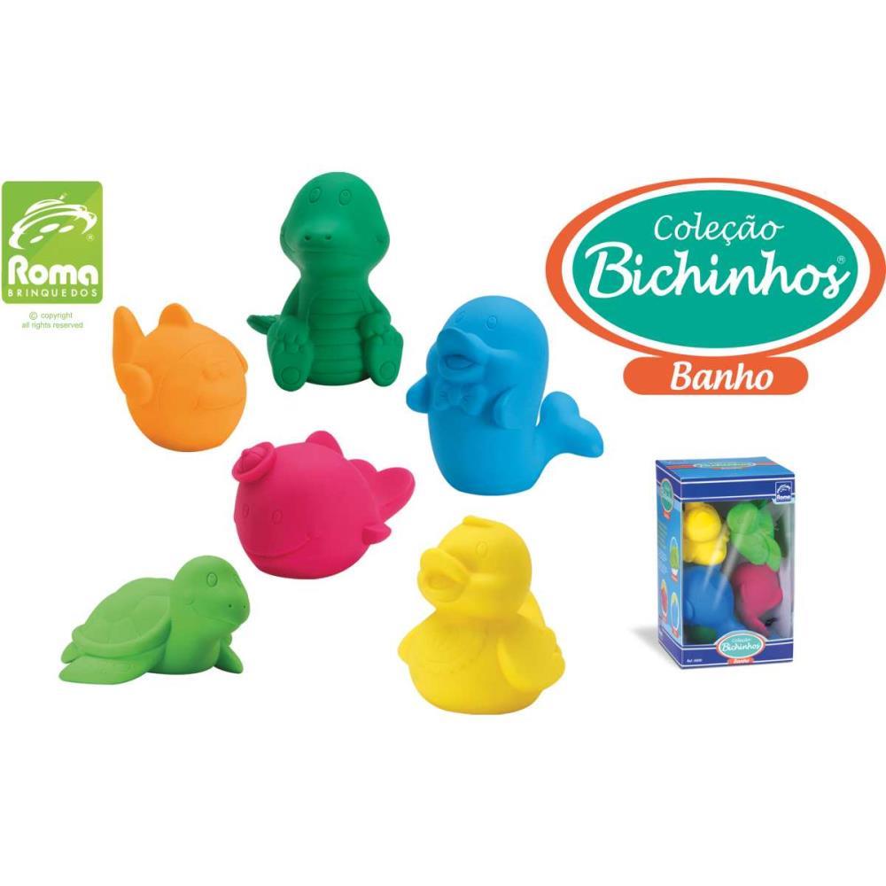 BRINQUEDO PARA BEBE COLECAO BICHINHOS 8,5CM. ROMA CX.C/06