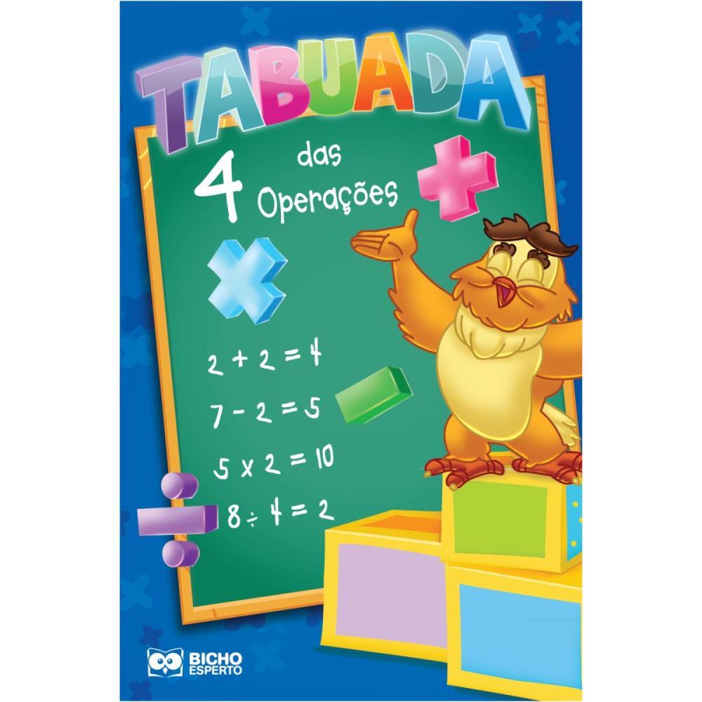 LIVRO ENSINO TABUADA ECONOMICA 8 TITULOS BICHO ESPERTO PCT.C/08