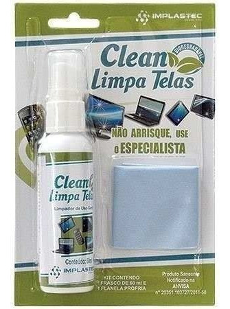 Clean Limpa Telas 60Ml - Implastec