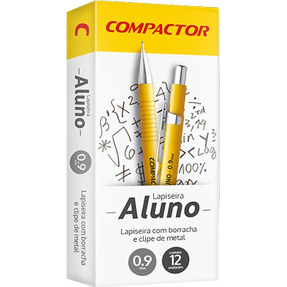 LAPISEIRA 0.9MM ALUNO 0,9 METALICA COMPACTOR CX.C/12