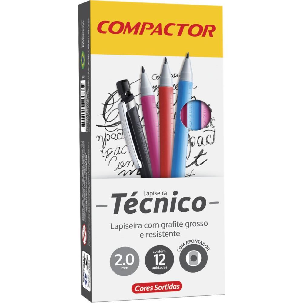 LAPISEIRA 2.0MM TECNICO NOVA C/APONTADOR SORT COMPACTOR CX.C/12