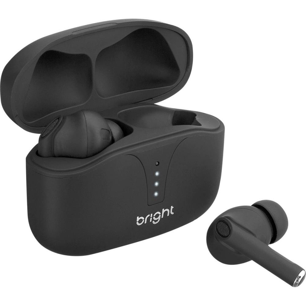 FONE DE OUVIDO BLUETOOTH ANC 10M PRETO BRIGHT UNIDADE