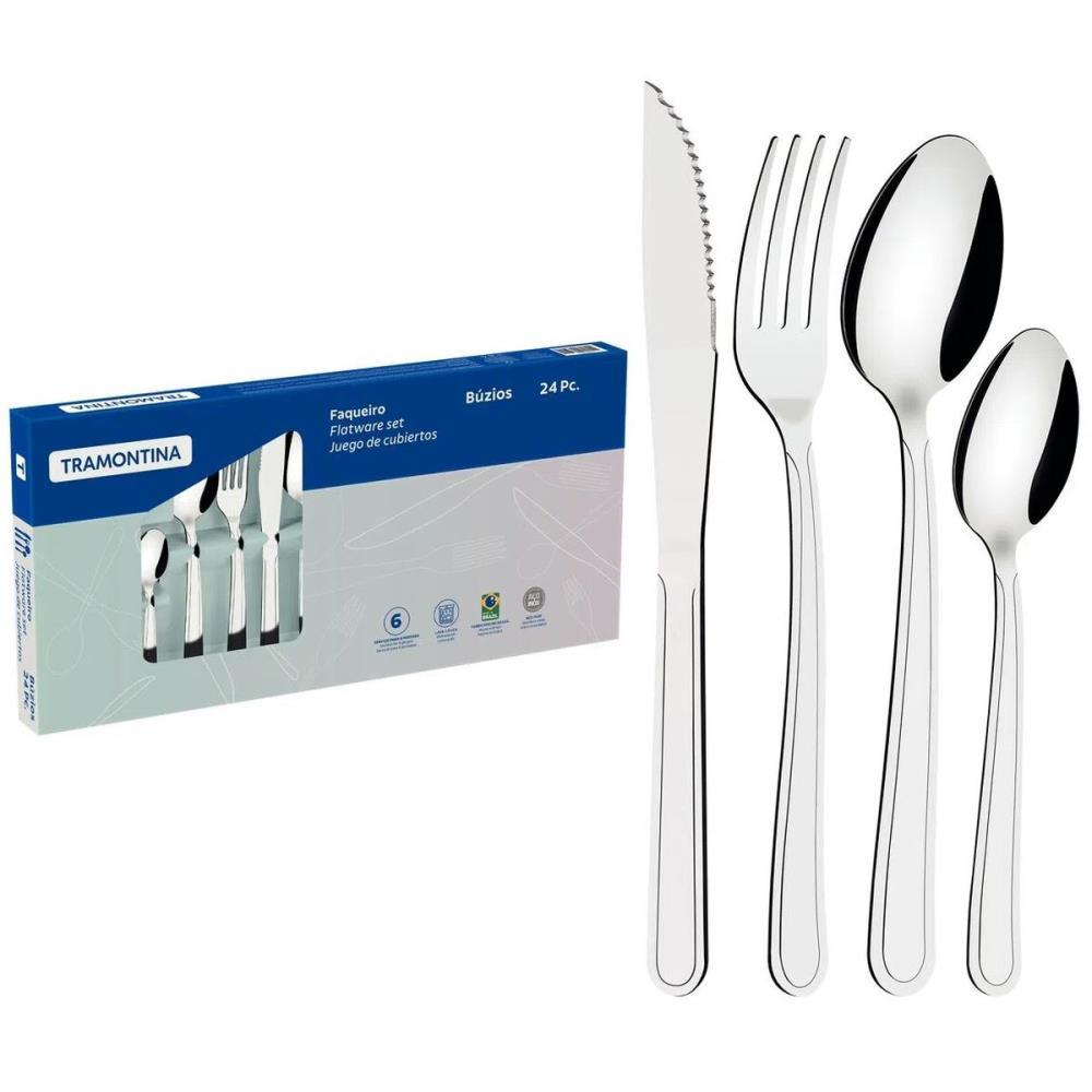 TALHER FAQUEIRO BUZIOS 24PC INOX TRAMONTINA UNIDADE