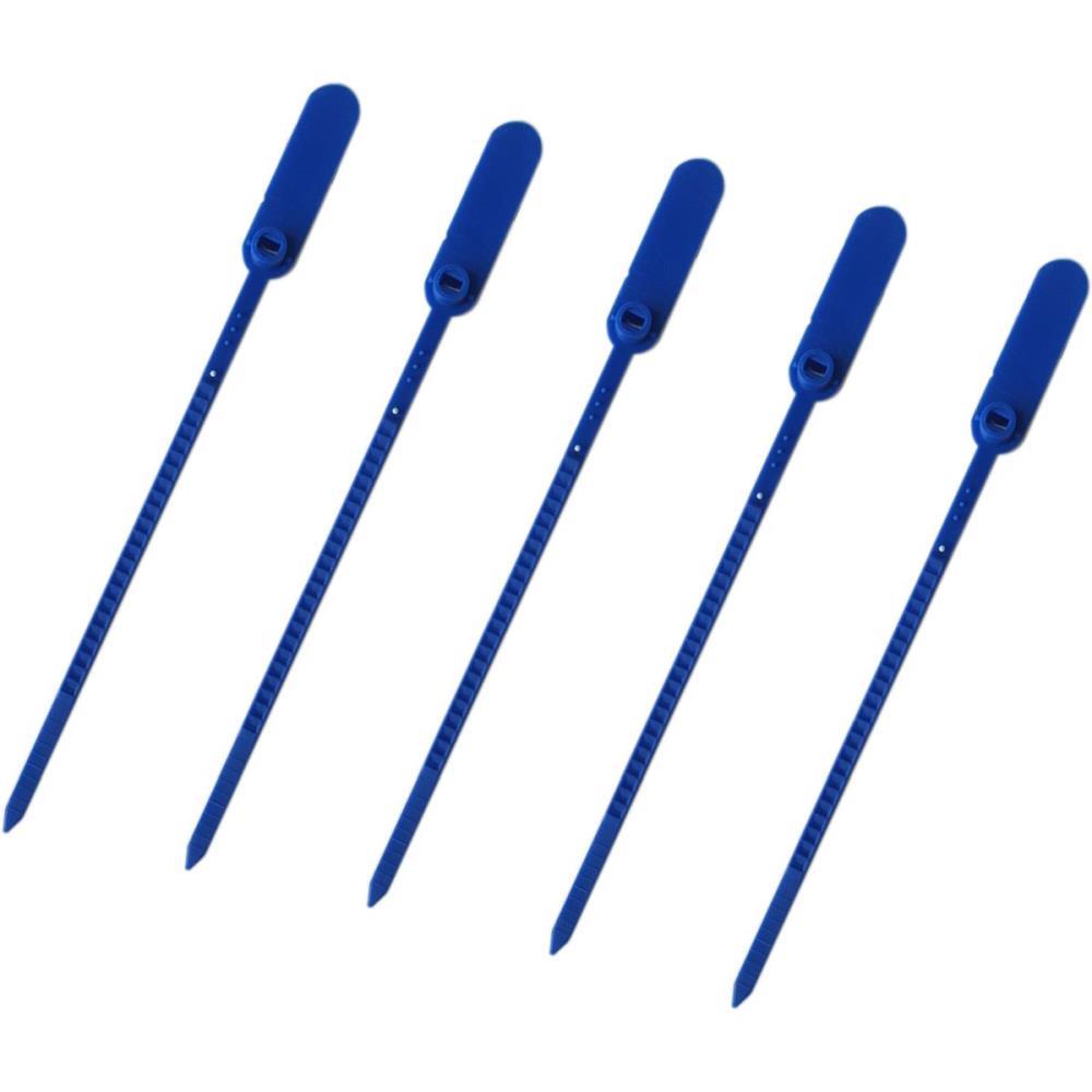 LACRE PARA MALOTE AZUL ESPINHA DE PEIXE 23CM. TYKHEPLAS PCT.C/100