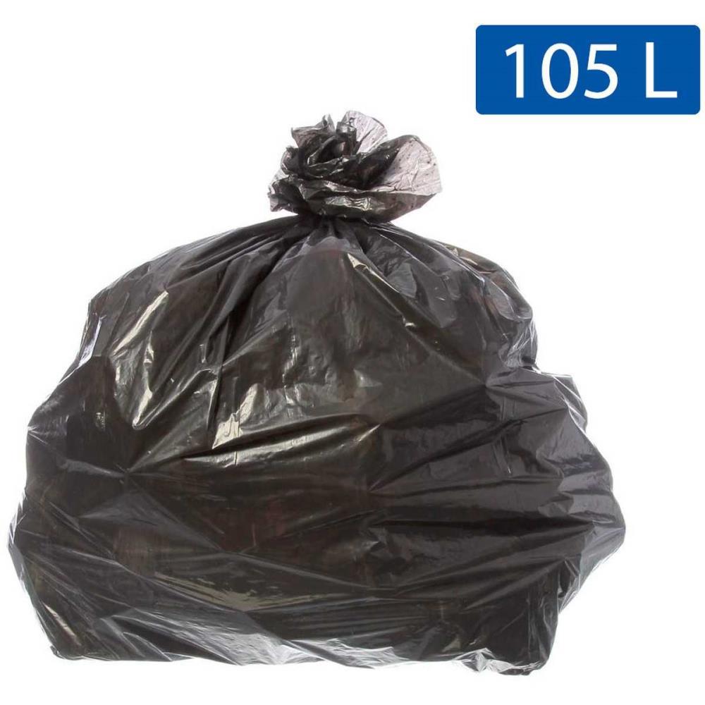 SACO PARA LIXO 105L PRETO 75X105CM 5 MICRAS ECOPLAN PCT.C/100