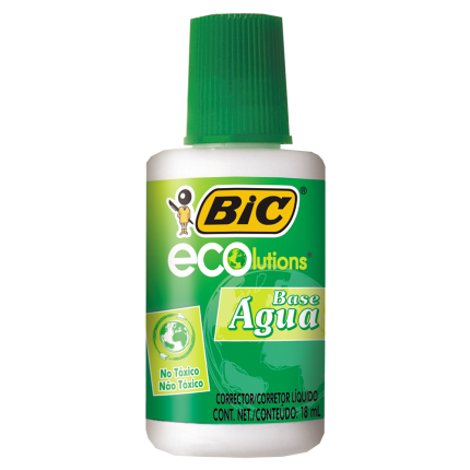 Corretivo Líquido Bic Ecolutions Base Água 18Ml
