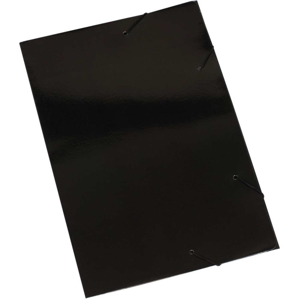 PASTA ABA ELASTICA PAPEL OFICIO PRETA POLYCART PCT.C/20