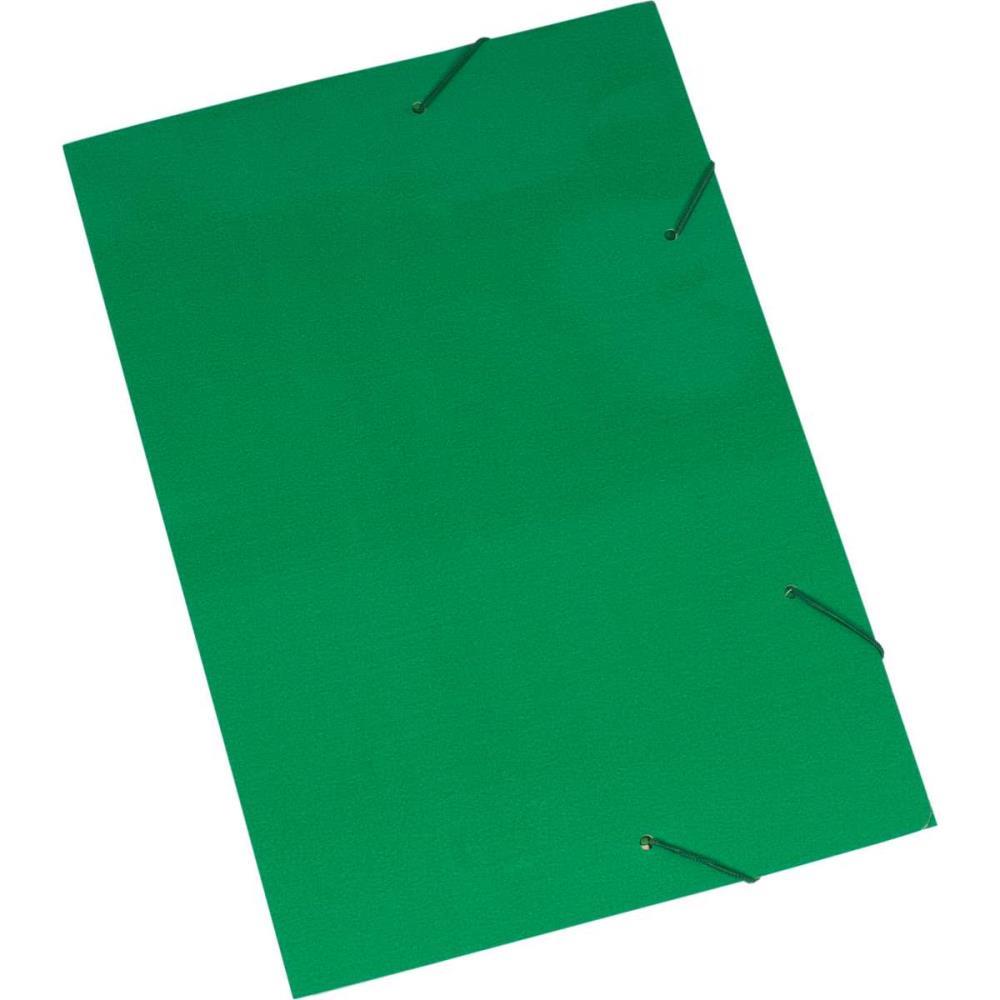 PASTA ABA ELASTICA PAPEL OFICIO VERDE POLYCART PCT.C/20