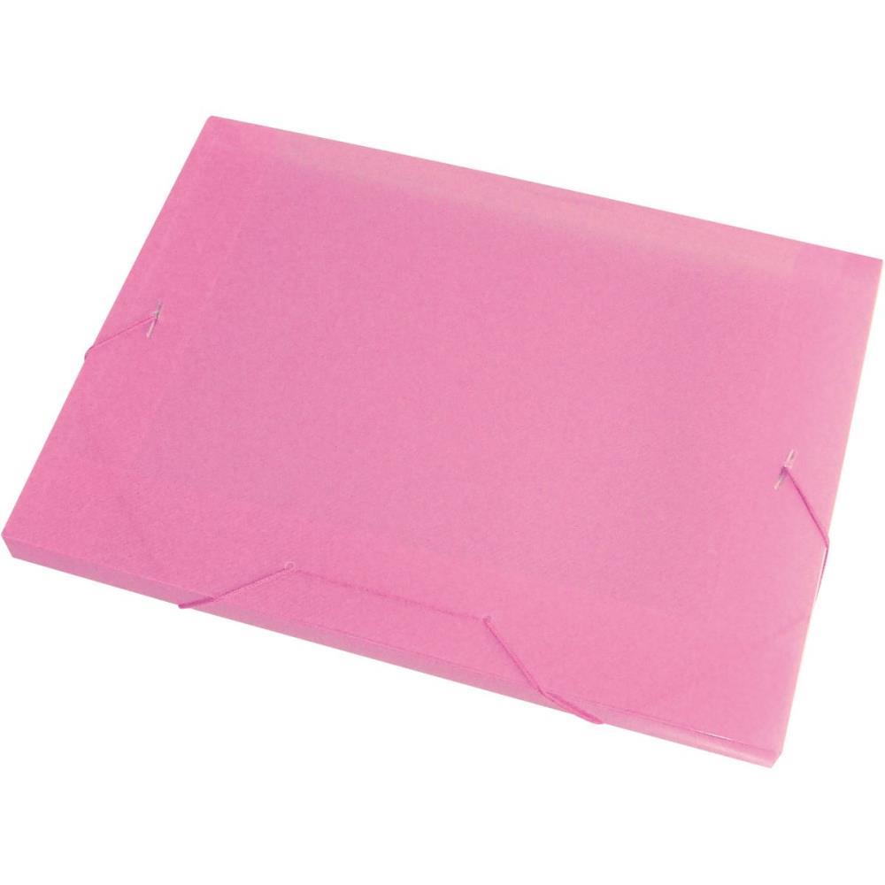 PASTA ABA ELASTICA PLASTICA OFICIO 20MM ROSA ACP PCT.C/10
