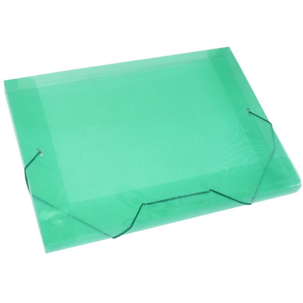 PASTA ABA ELASTICA PLASTICA OFICIO 20MM VERDE ACP PCT.C/10
