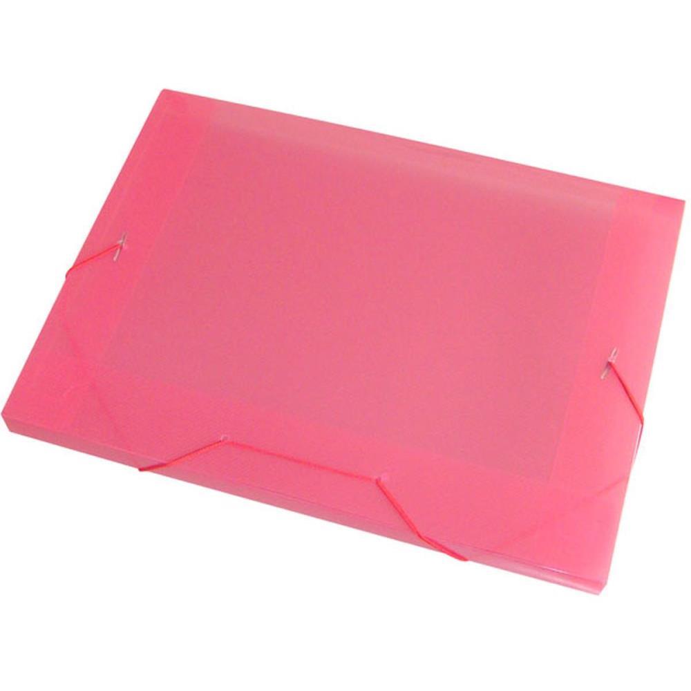 PASTA ABA ELASTICA PLASTICA OFICIO 20MM VERMELHA ACP PCT.C/10