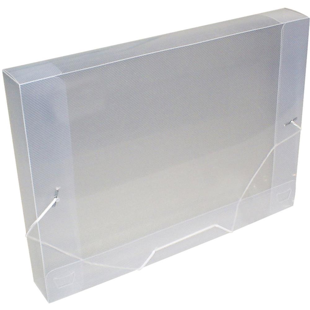 PASTA ABA ELASTICA PLASTICA OFICIO 40MM CRISTAL ACP PCT.C/10