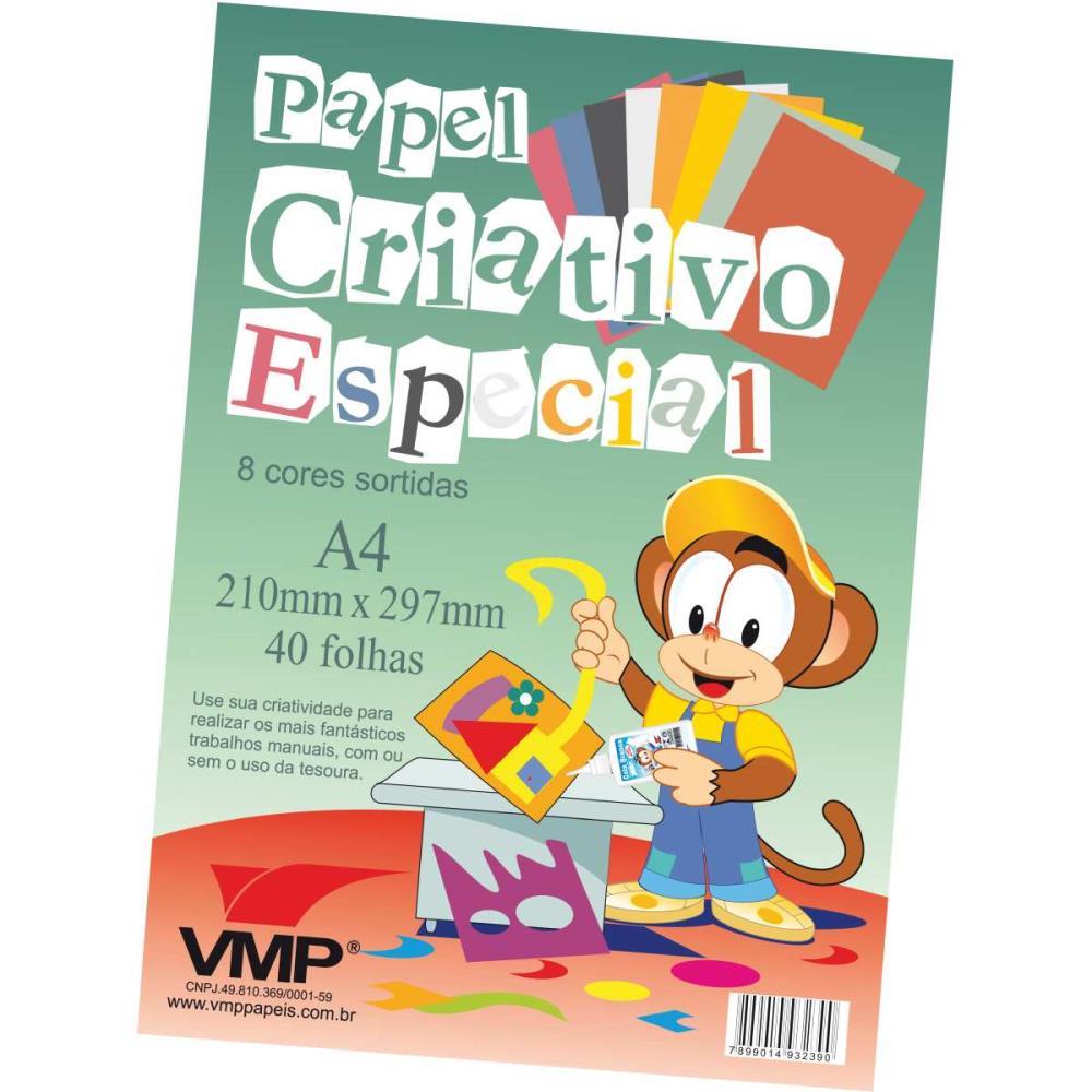 BLOCO PARA EDUCACAO ARTISTICA ESPECIAL A-4 8CORES 40F.6OG V.M.P. PACOTE