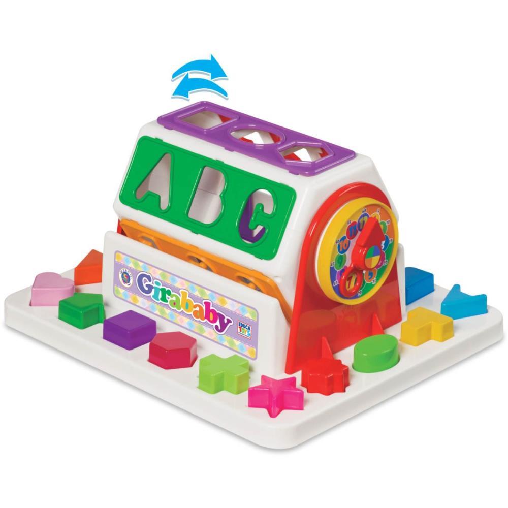 BRINQUEDO EDUCATIVO GIRA BABY C/BLOCOS MERCO TOYS UNIDADE