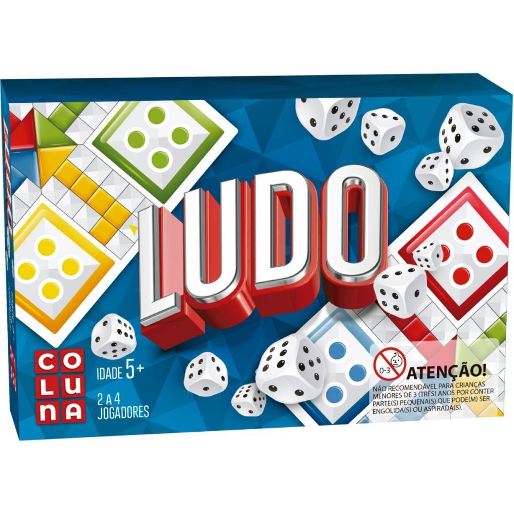 JOGO DE TABULEIRO LUDO COLUNA UNIDADE