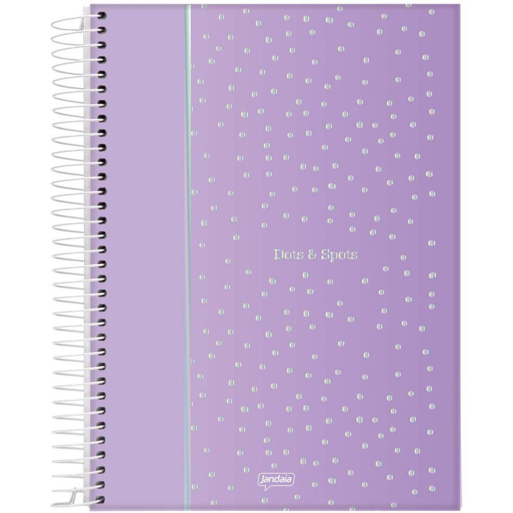 CADERNO 10X1 CAPA DURA DOTS SPOTS 160FLS. JANDAIA PCT.C/04