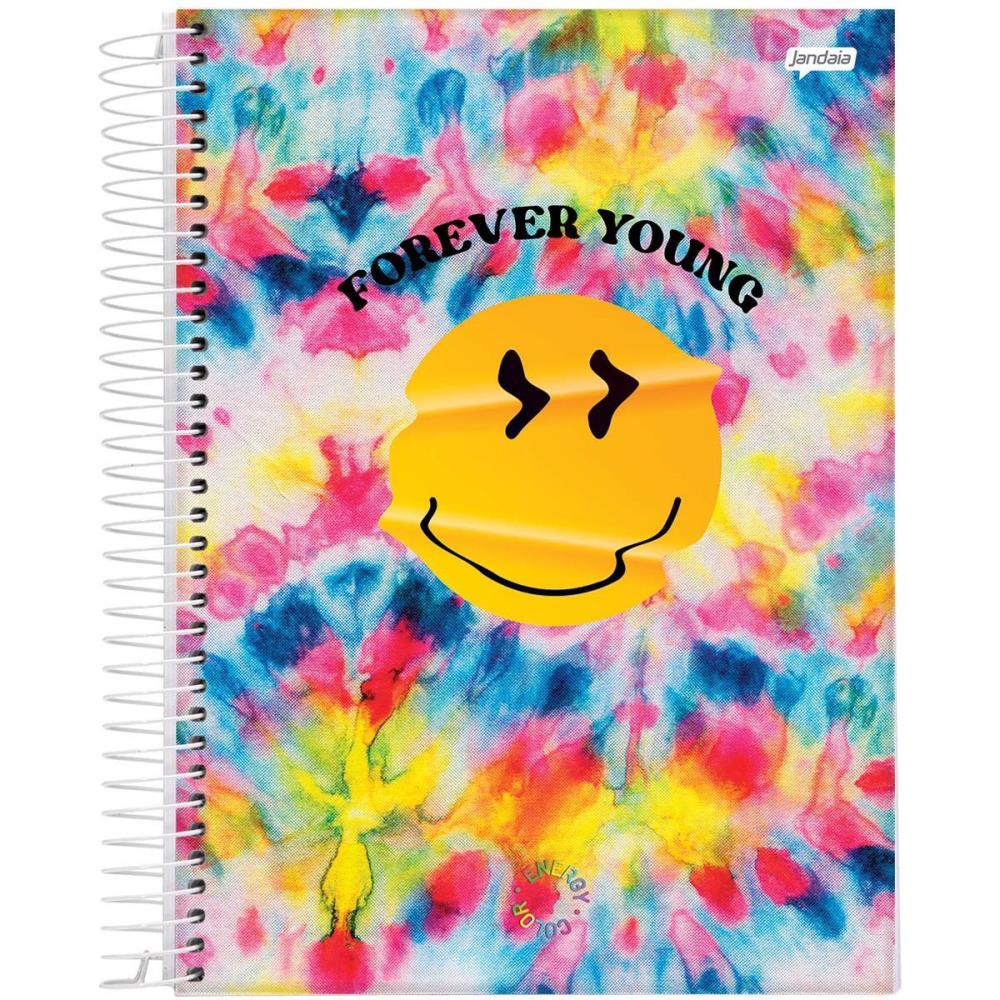 CADERNO 01X1 CAPA DURA ENERGY COLOR 80FLS. JANDAIA PCT.C/04