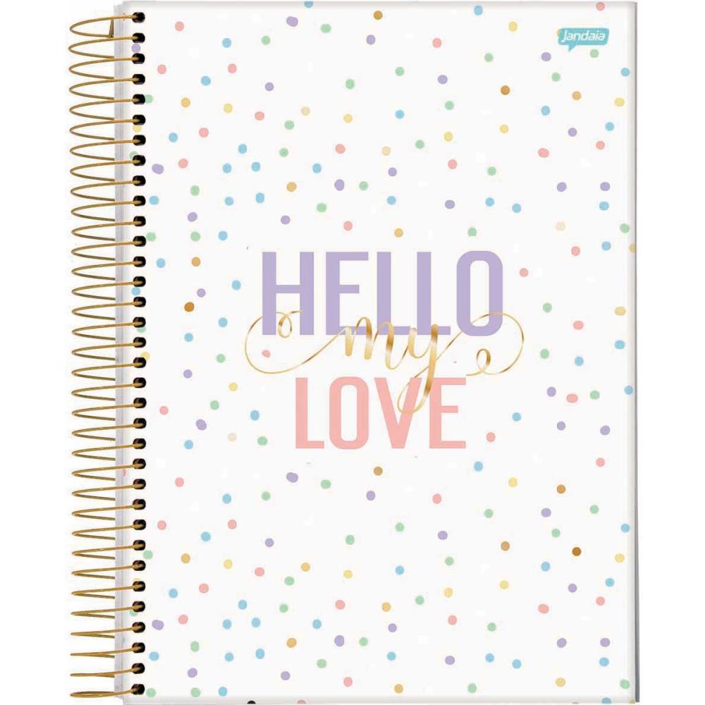 CADERNO 01X1 CAPA DURA LA CREME 80FLS. JANDAIA PCT.C/04