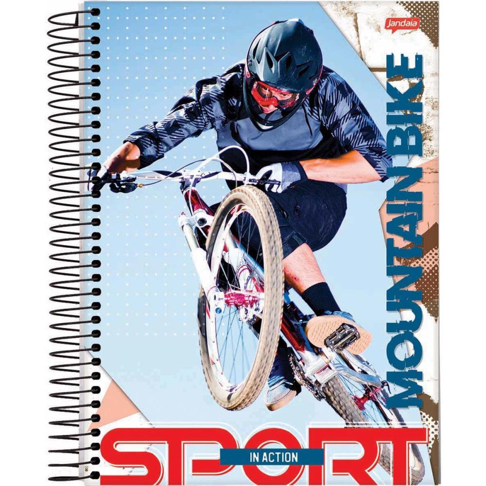 CADERNO 01X1 CAPA DURA SPORT 80FLS. JANDAIA PCT.C/04