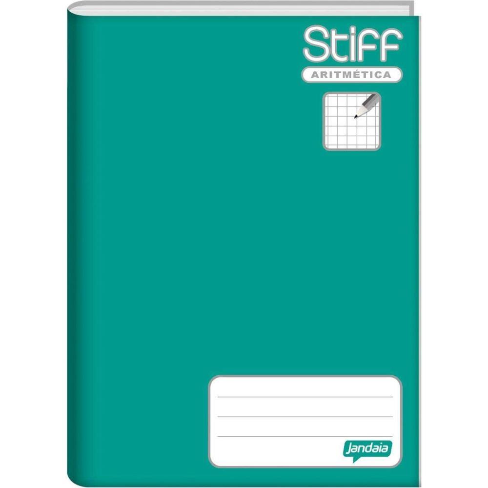 CADERNO QUADRICULADO UNIVERS. 7X7MM 96F BROCHURAO VERDE CD JANDAIA PCT.C/05