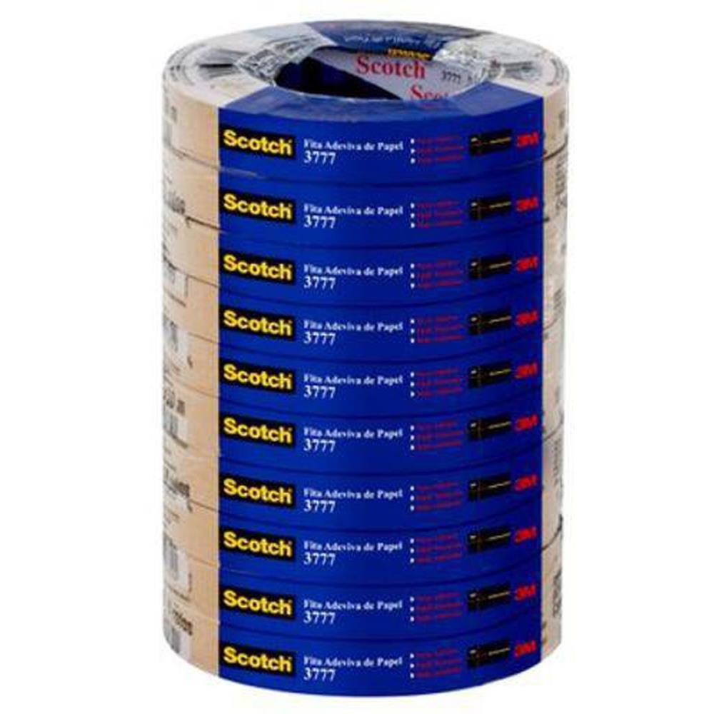 FITA PARA EMPACOTAMENTO PAPEL LISO 3777 38MMX10M MARR. 3M PCT.C/06