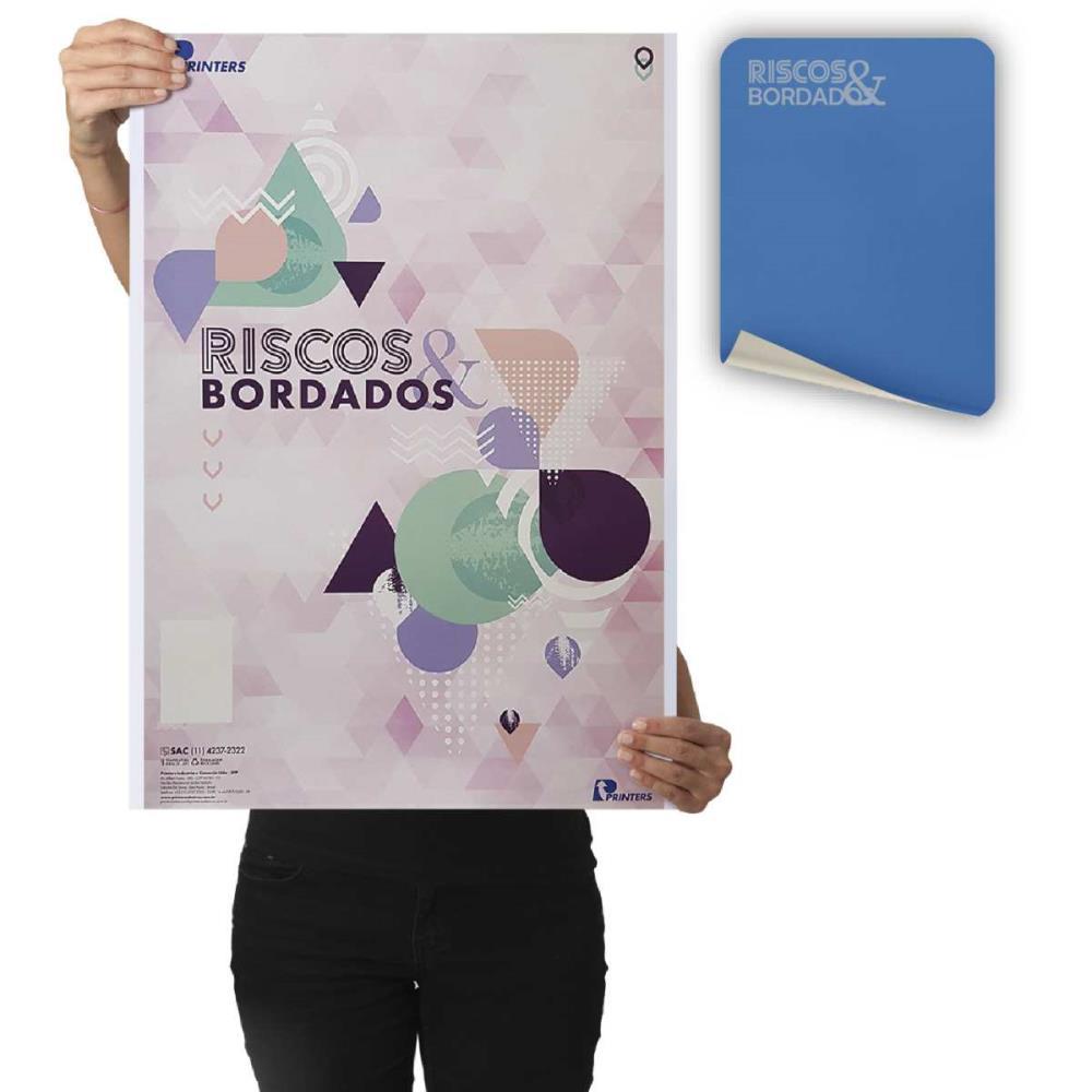 PAPEL CARBONO PARA COSTURA RISCOS E BORDADOS AZUL PRINTERS CX.C/100
