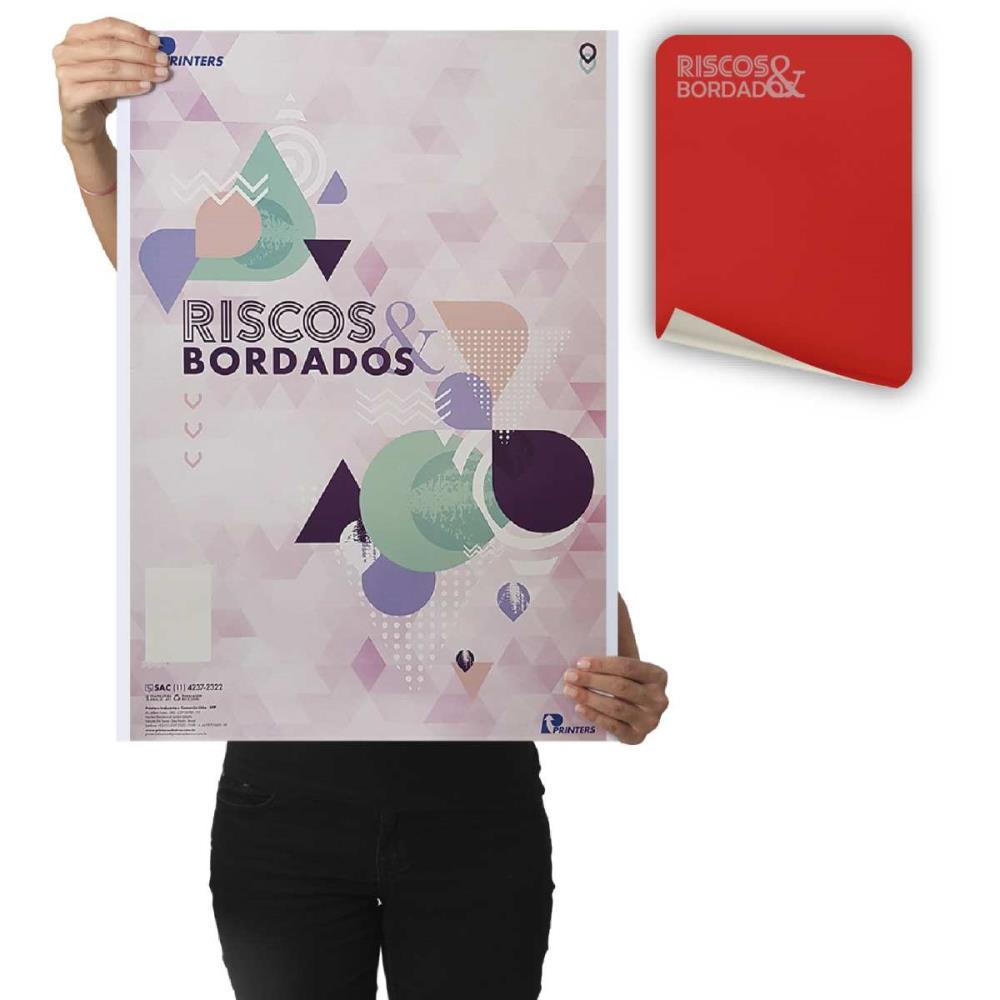 PAPEL CARBONO PARA COSTURA RISCOS E BORDADOS VERMELHO PRINTERS CX.C/100