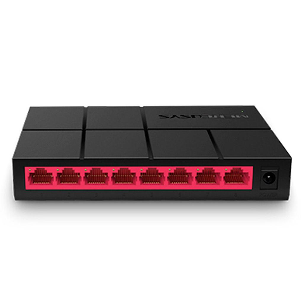 SWITCH TP-LINK GIGABIT DE MESA DE 8 PORTAS MS108G