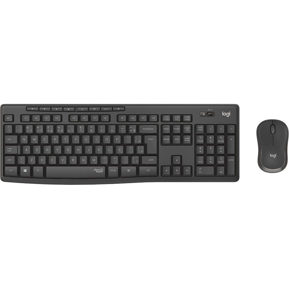 KIT TECLADO E MOUSE LOGITECH MK295 PRETO S/FIO 920-009793-C