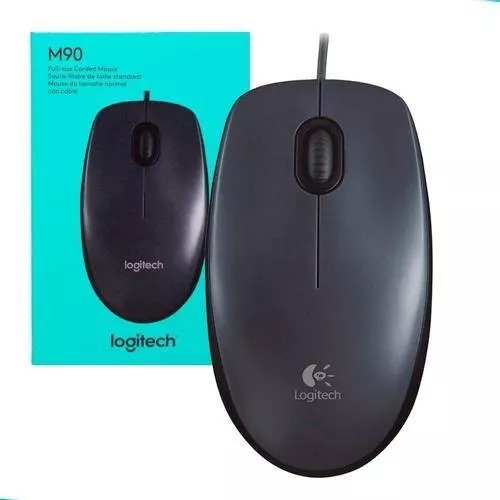 MOUSE LOGITECH M90 PRETO USB - 910-004053-C