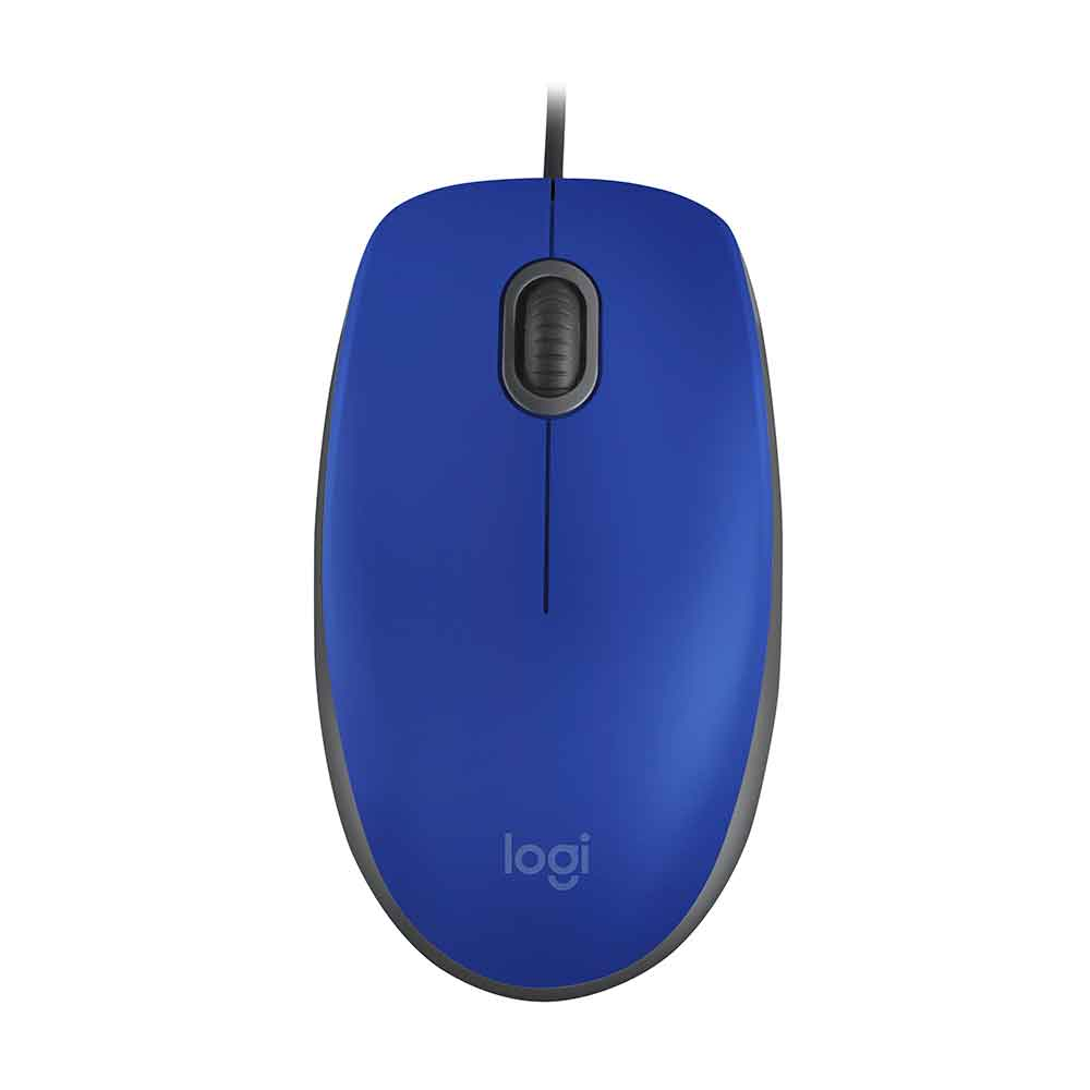 MOUSE LOGITECH M110 SILENT BLUE C/ FIO - 910-006662