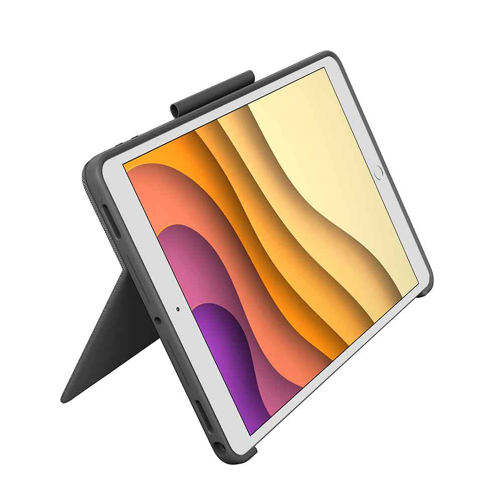 CAPA COM TECLADO LOGITECH COMBO TOUCH P/ IPAD PRO 10,5" 3° GERAÇÃO GRAFITE -920-009610