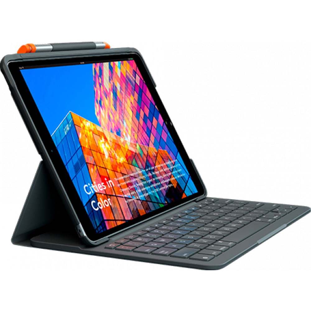 CAPA COM TECLADO LOGITECH SLIM FOLIO P/ IPAD 3°GERAÇÃO PRETO - 920-009566