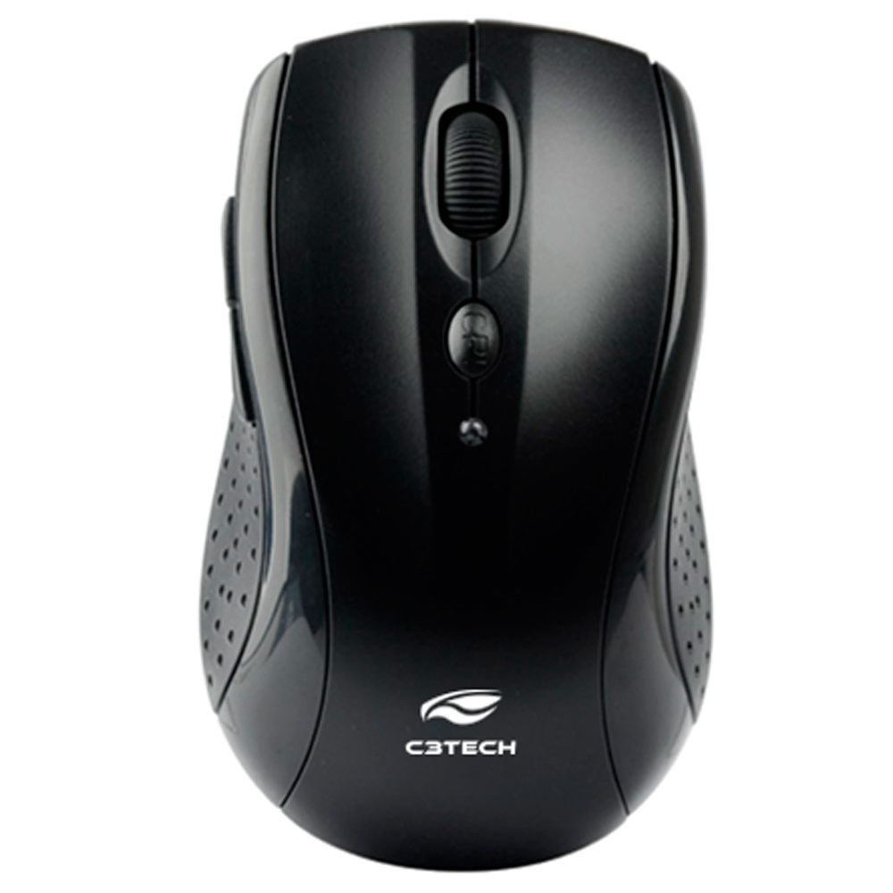 MOUSE C3TECH M-W012BK V2 SEM FIO NANO RECEPTOR PRETO