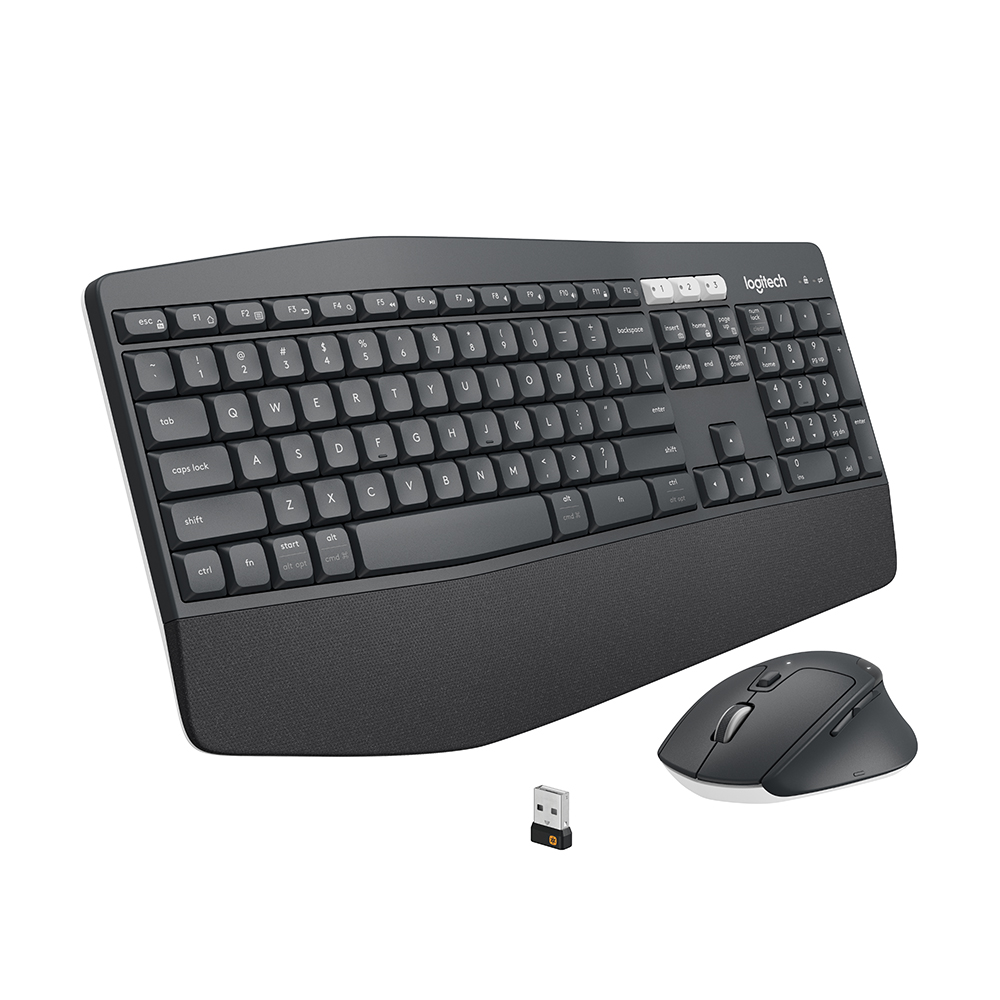 Kit Mouse e Teclado Logitech Mk850 Sem Fio Usb Pto