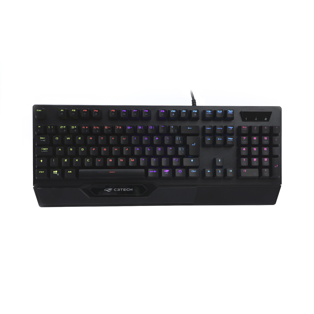 TECLADO GAMER C3TECH KGM-1200BK PRETO